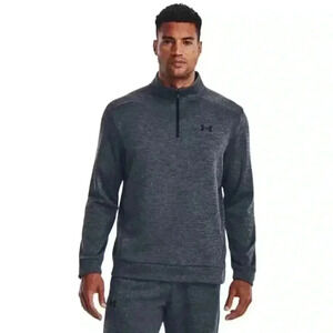 Under Armour ColdGear Fleece Lined Quarter Zip Pullover Sweatshirt Size Large